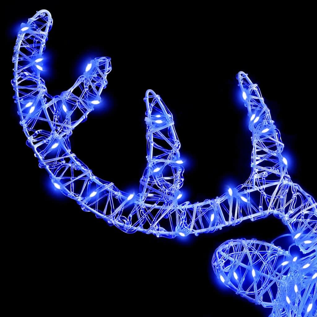 Festnight Beleuchtet Außen Led Rentierkopf 140 Led 60 cm Weihnachtsfiguren Draußen Weihnachtsdeko Outdoor Weihnachtsbeleuchtung Außen Figuren Weihnachten Deko Kaltweiß