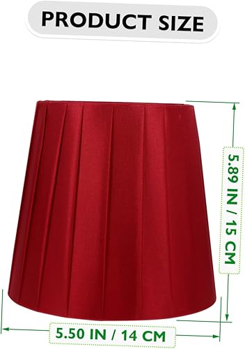 Miniatura 2 de DOITOOL Pequeña pantalla plisada blanca única lámpara sombra decoración para sala de estar