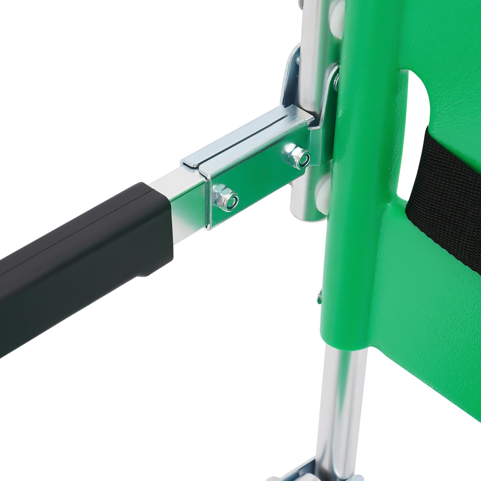 Sollevamento per scale pieghevole, portata 350 lbs, sedia a rotelle pieghevole in alluminio con 4 ruote, maniglie regolabili, per soccorso, trasporto pazienti, anziani e disabili