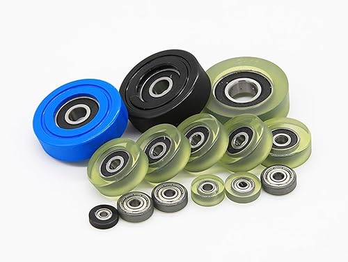 Miniatura 3 de Diámetro 68.9 ft m, PU poliuretano cojinete, goma recubierta suave polearodillo, ancho 0.315 in amablemente