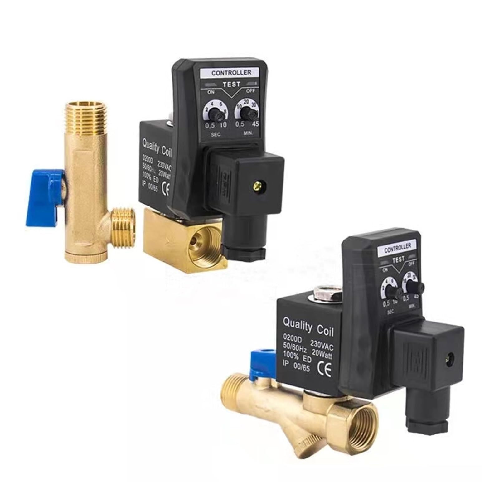 Válvula de drenaje automático DN15 de 1/2" para compresor de aire split 220V