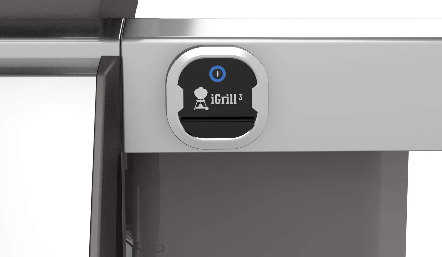 Weber iGrill 3, termómetro inteligente con sonda Bluetooth incluida, para serie Genesis II (y - LX) & Spirit II, control a través de la aplicación para smartphone - Plata (7205)