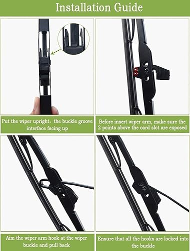 Miniatura 6 de VTOGOI Juego de limpiaparabrisas de repuesto para Toyota RAV4 2001-2005, calidad original de fábrica para mi automóvil, 22 + 19 pulgadas (paquete de