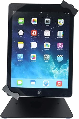 Miniatura 2 de Quiosco de seguridad antirrobo de escritorio con cerradura y llave, compatible con iPad air, iPad Mini, Galaxy Tab, Note 10.1, tabletas de 7-10