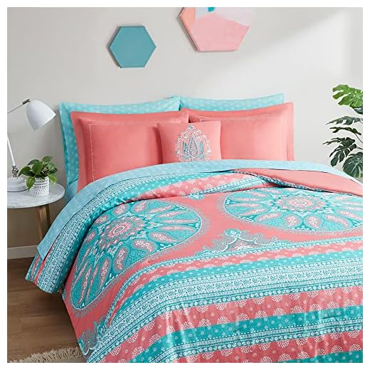 Degrees of Comfort Full Size Coral Comforter Sets
