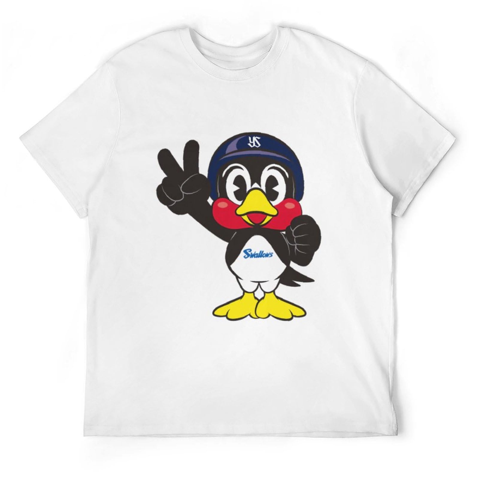 Amazon.co.jp: メンズ Tシャツ 東京ヤクルトスワローズ つば九郎 半袖