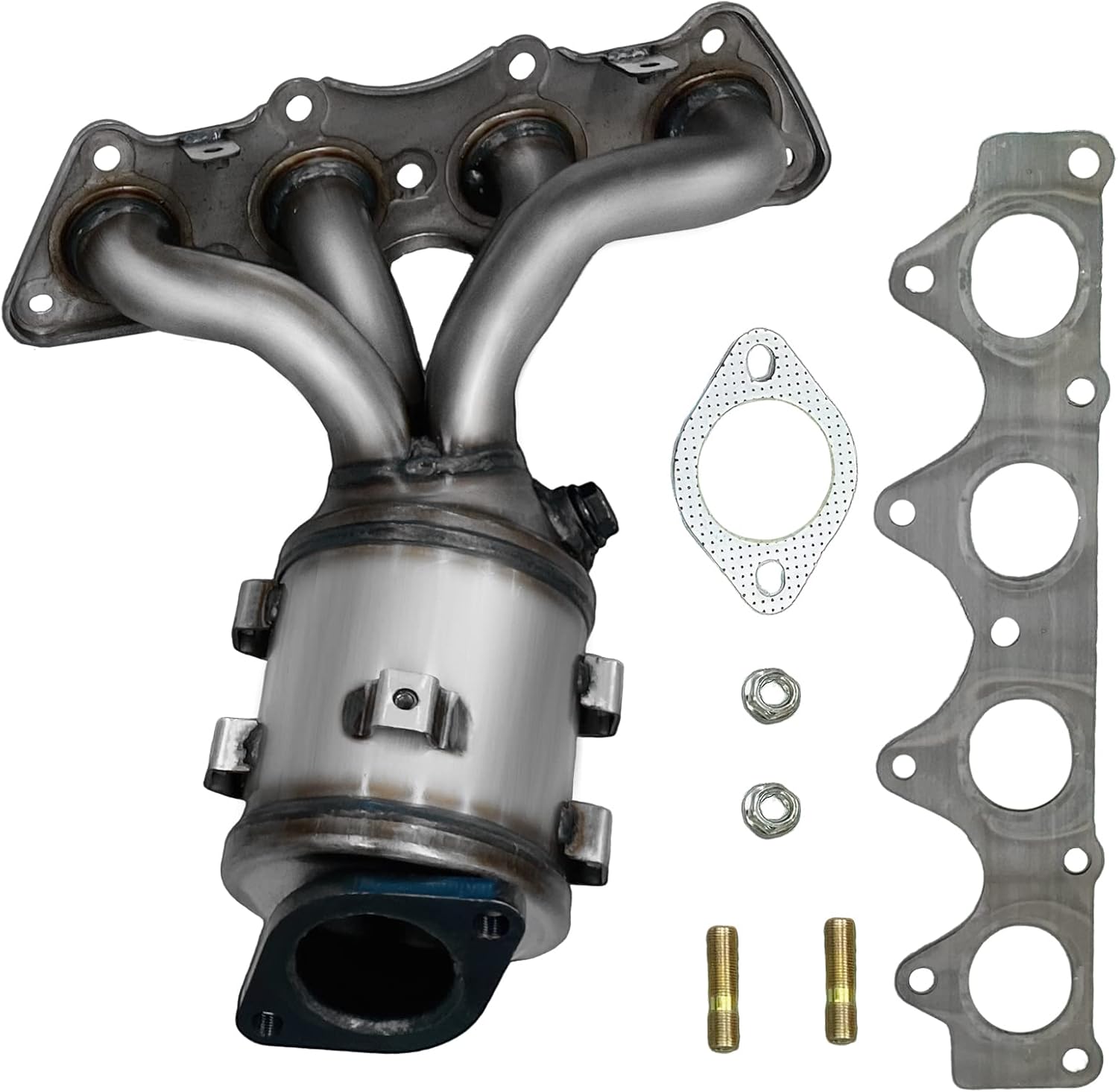 JT Exhaust Catalytic Converter Compatible with Hyundai Accent 2012 2013 2014 2015 2016 2017, Kia Rio/Soul 2012 2013 2014 2015 1.6L(EPA Compliant) (Standard EPA Grade)