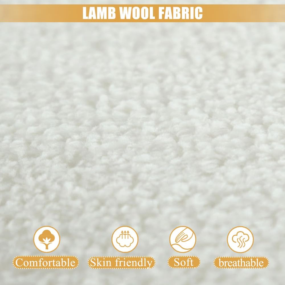 Pink,190 * 80cm(S),LDLCYCN Massage Table Pad Lamb Wool Comfortable Massage Bed Pad with Elastic Band Non-Slip Thicken Massage Table Mattress Topper with Hole Lash Bed Pad for SPA Beauty Salon