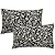 Vintage Flower Lumbar Pillow Covers 12x20 Set of 2 Rustic Old Style Cute Small Floral Black Cream Decorative Throw Pillows Outdoor PillowCase Farmhouse Linen Long Cushion Case Decor for Sofa Couch Bed