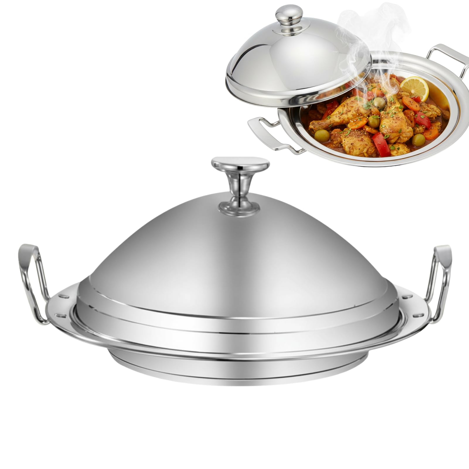 bangminda Stainless Steel Moroccan Tagine Pot
