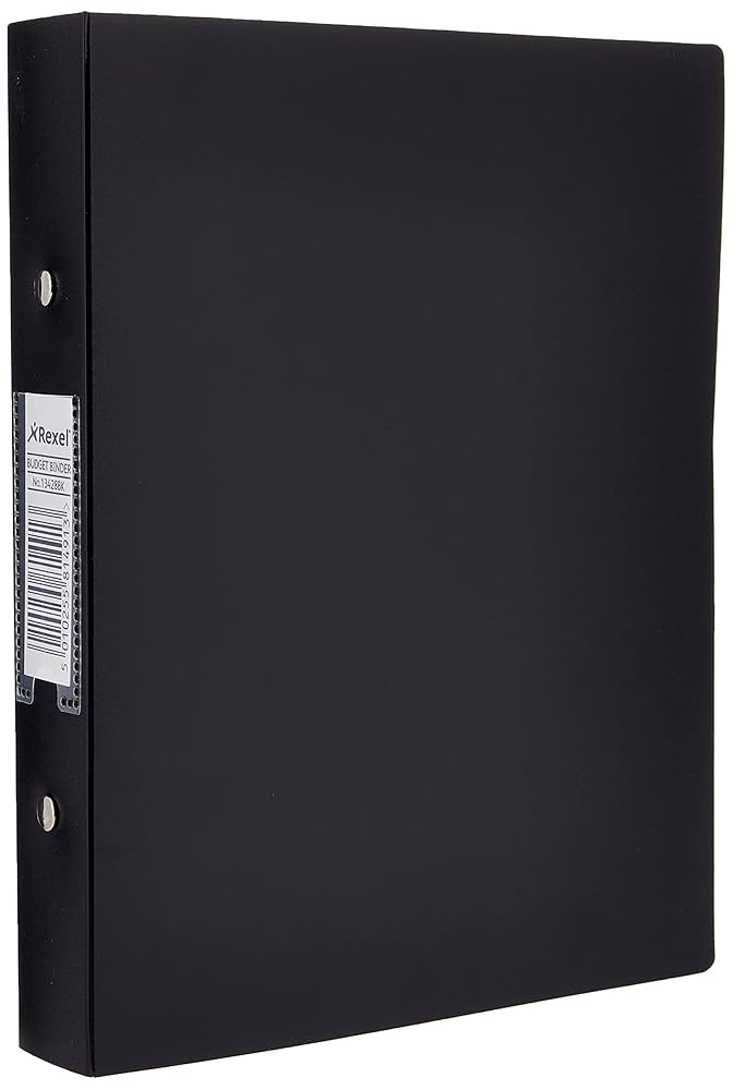 Amazon.com : Rexel A5 Ring Binder, Black, 25 mm 2 O-Ring
