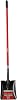 Bond LH003 Long-Handle Fiberglass Square Head Shovel, Red