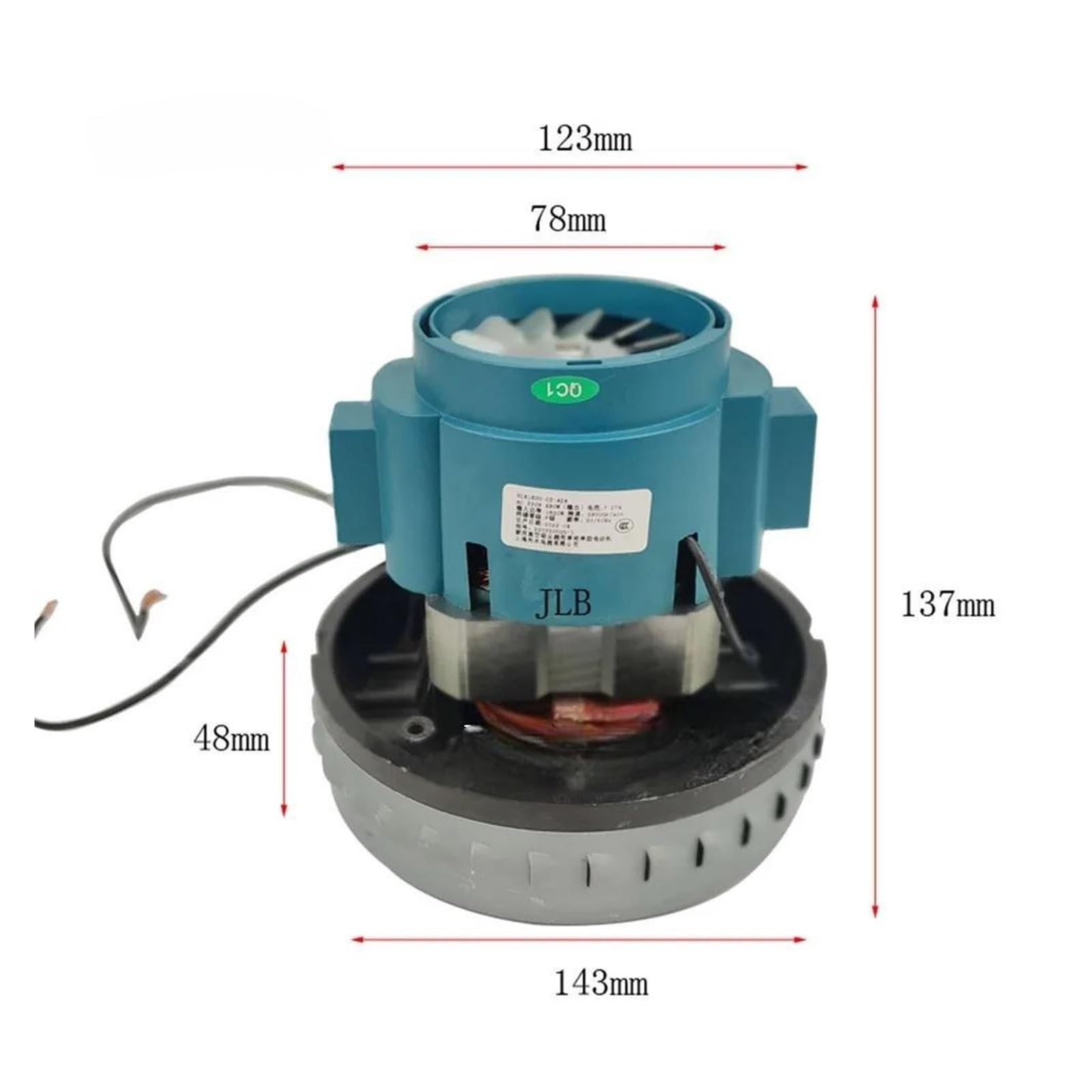 Parti Della Macchina for Vuoto HLX1600-GS-A24 V2Z-A24 1600W Motore Più Pulito, Compatibile Con Jienuo, Compatibile Con Chigo, Compatibile Con Hygienix, UNITÀ MTR