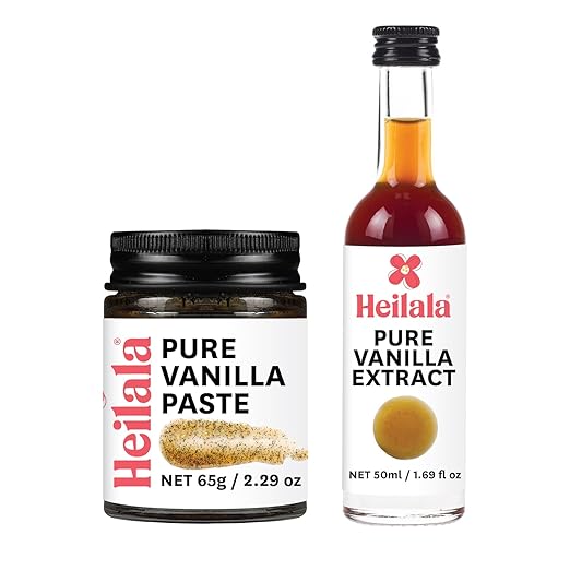 Vanilla Bean Paste and Pure Vanilla Extract for Baking