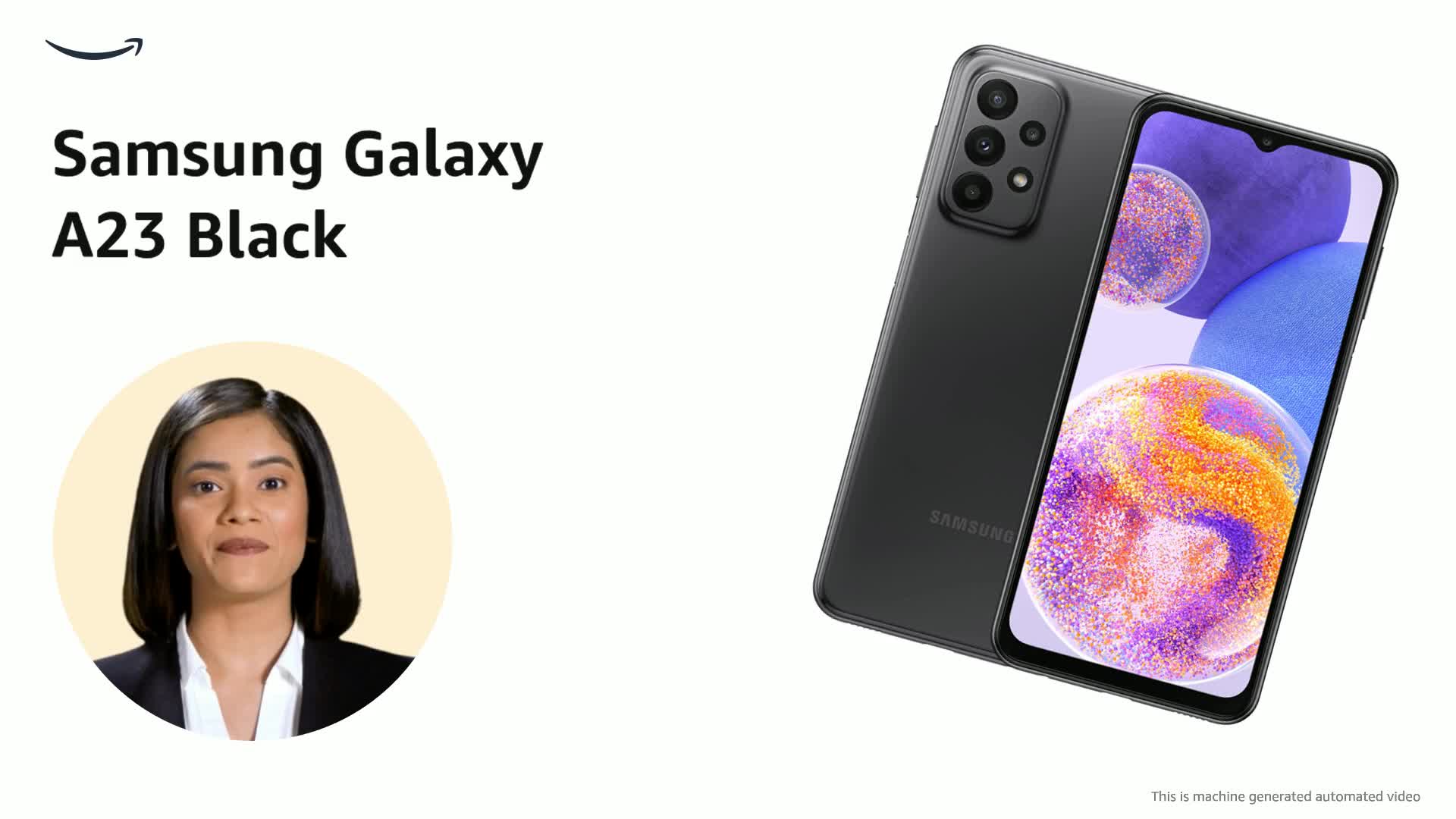 Samsung Galaxy A23 Black, 6GB RAM, 128GB Storage with No Cost EMI