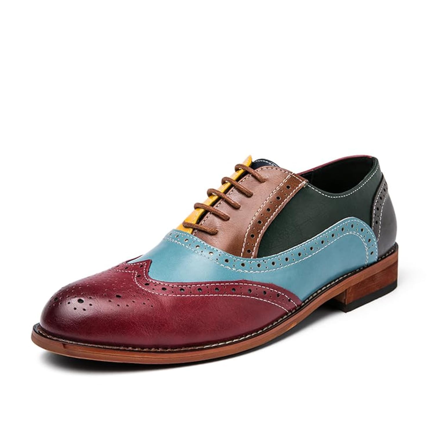 HuitJours Men Oxford Multicolor Brogues