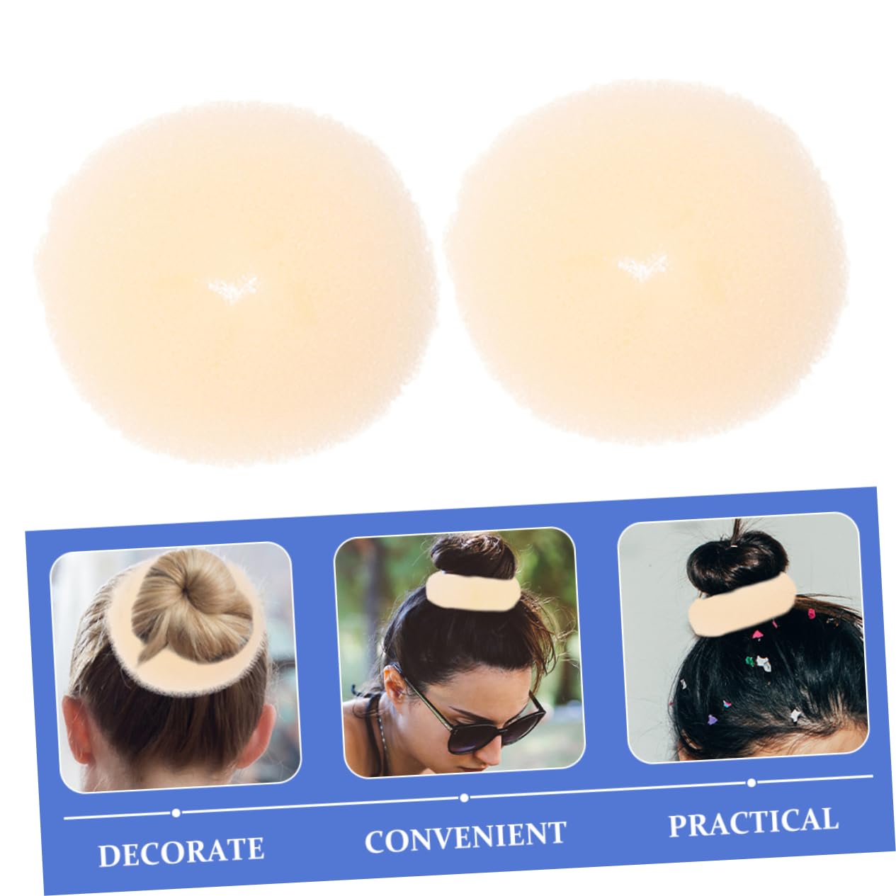 Healeved 48piezas Hacer Moños De Pelo Para Mujeres De De Moño Accesorios Cabello De y Adolescentes Diseño Práctico y Elegante Para Celebraciones y