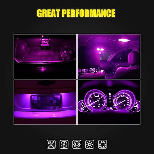 Miniatura 45 de AUXLIGHT DE3175 DE3021 6418 6411 211-2 212-2 578 569 Canbus Bombillas LED de luz interior sin errores 6000K Xenon Blanco, Super brillante 6SMD chips