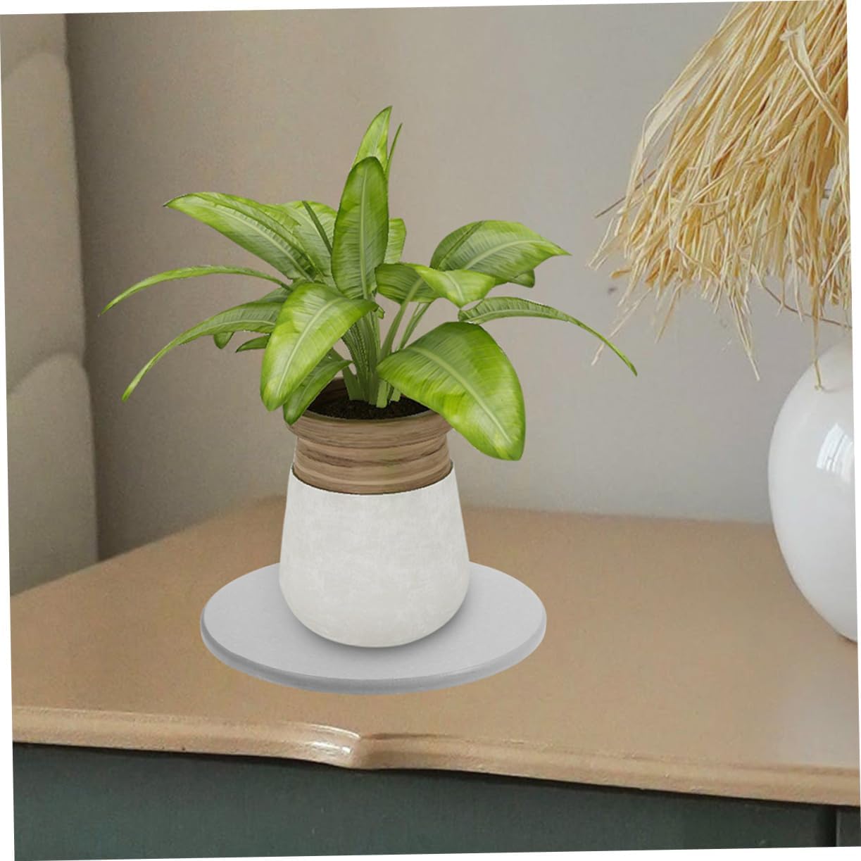 4pcs Water Absorption Plant Trays Plant Pot Saucers Drip Trays for Flower Pots