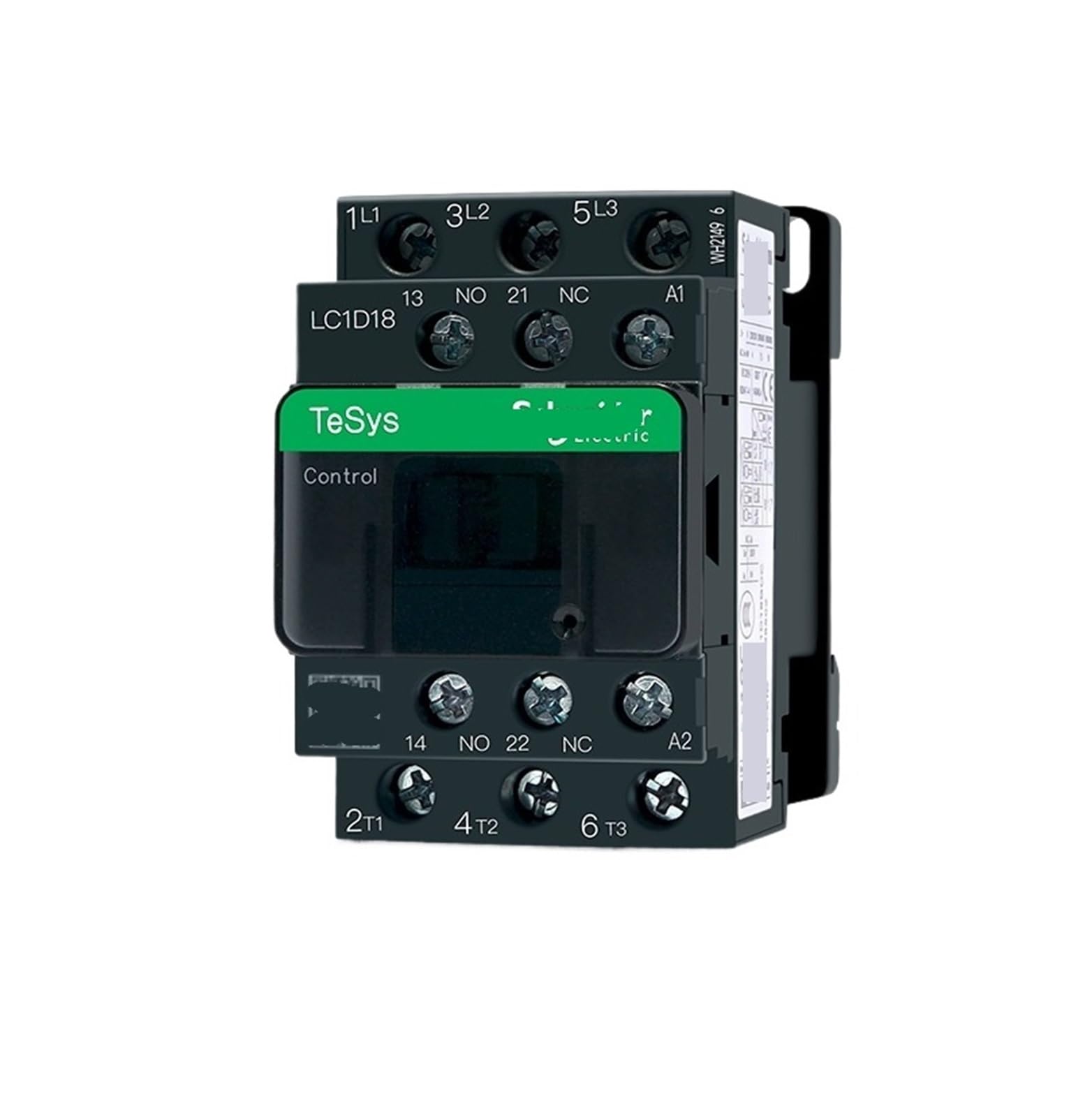 WQGQPXOB Contactor AC LC1D18A Three-Pole contactor 3P 3-Phase 3-Pole 50/60Hz Coil Voltage 380V 220V 110V 24V 48V(220v)