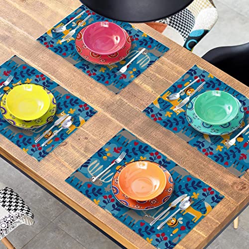 Sets de table antidérapants de qualité supérieure pour table de salle à manger - 8