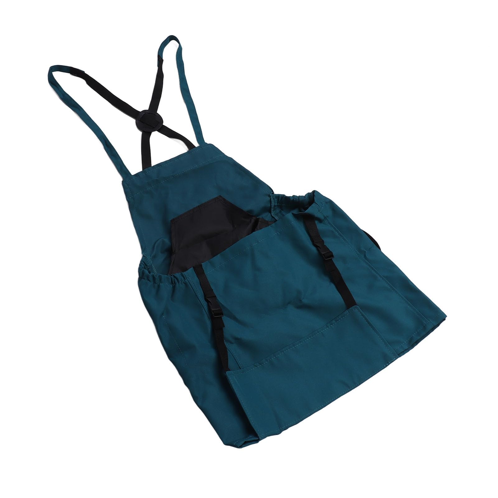 Walfront Bolsa de Recolección de Frutas, Tela Oxford, Cómoda Bolsa de Cosecha con Liberación Rápida, Bolsillo de 23 Pulgadas para Jardineros y Agricultores (Verde azulado)