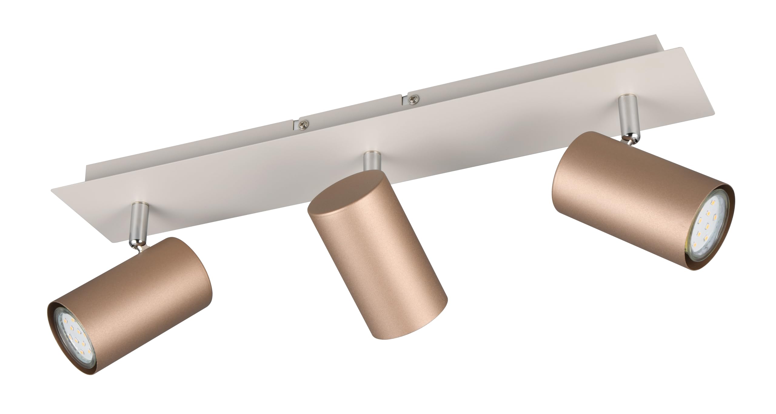 Trio Leuchten Barra de focos MARLEY 802400365, Metal Coffee/Warm Grey, excepto 3x GU10