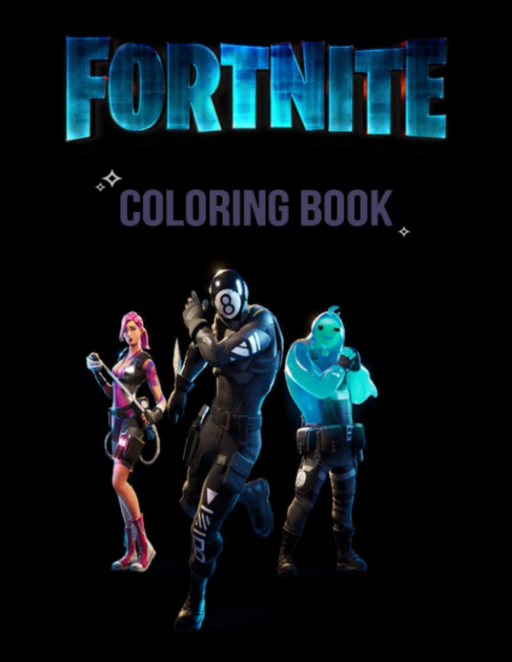 Buy FORTNITE: coloring book +50 coloring pages for kids and Adults ,+50 ...