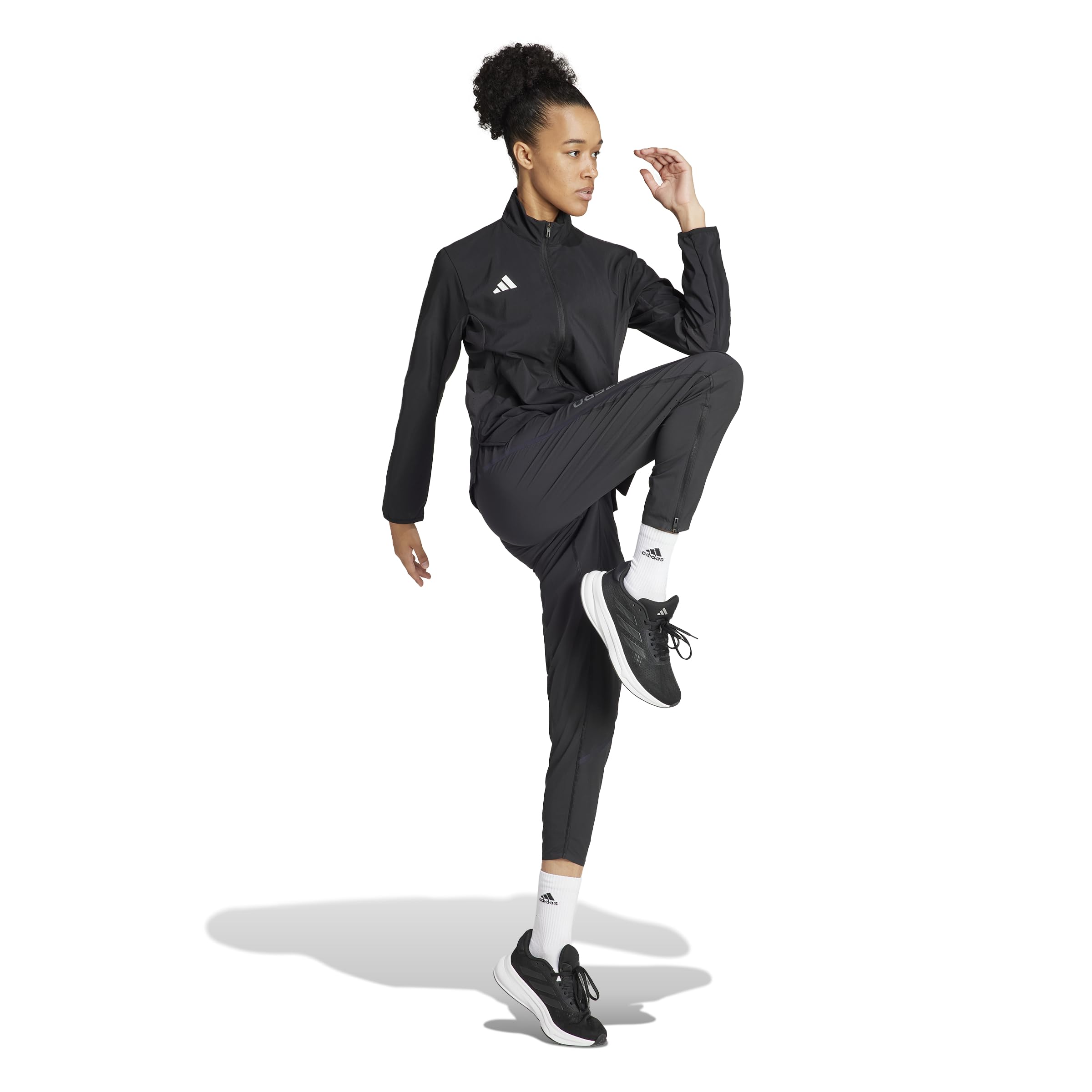 Adidas Seasonal Essentials Racing - Cardigan da Donna con Cappuccio e Cerniera Intera (Confezione da 1)