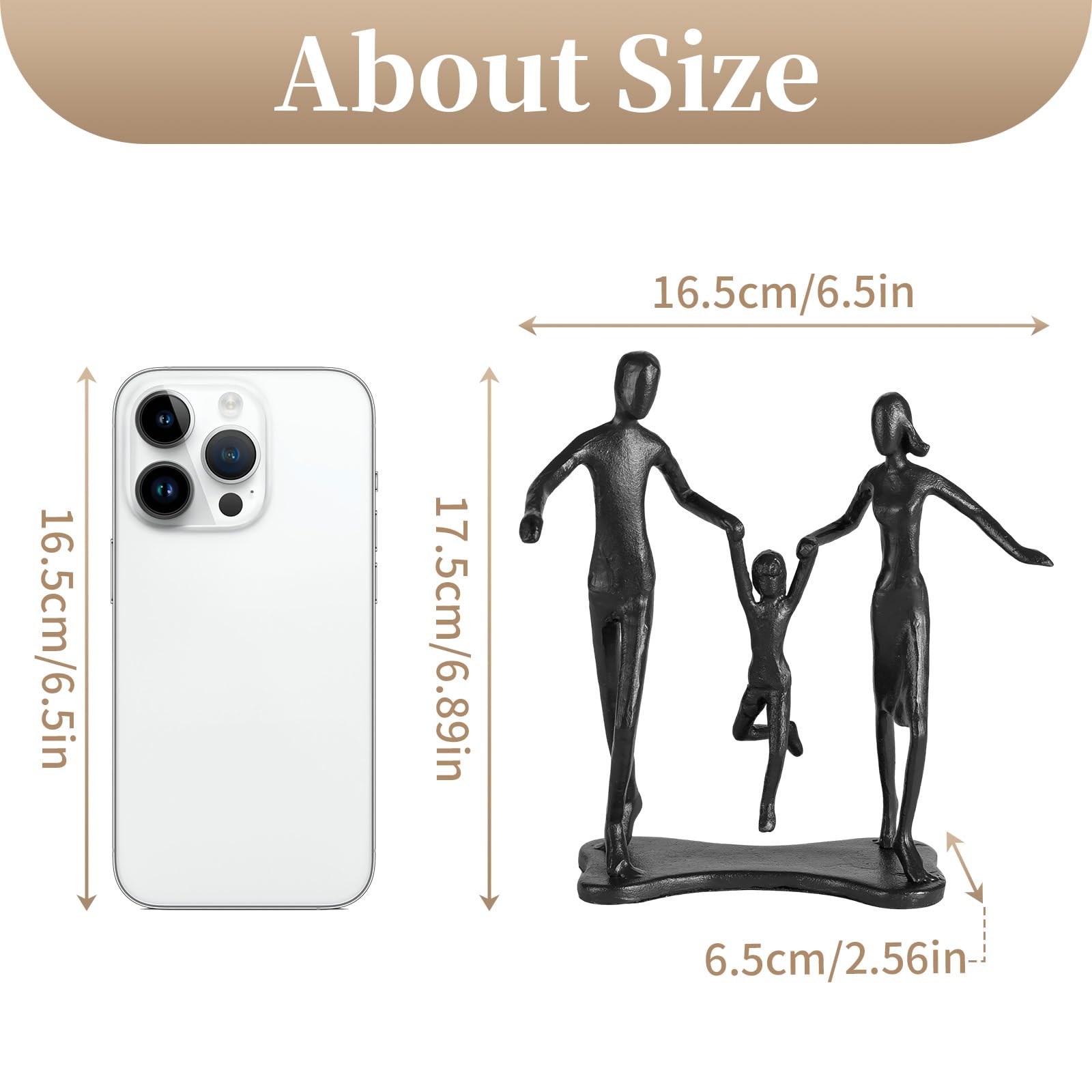 Sziqiqi Cadeau de Mariage Original pour Couple: Cadeau Anniversaire Femme Homme Papa Maman Couples - Cadeaux Mariage pour Saint Valentin Noël Fiancailles Decoration Anniversaire pour Famille de 3