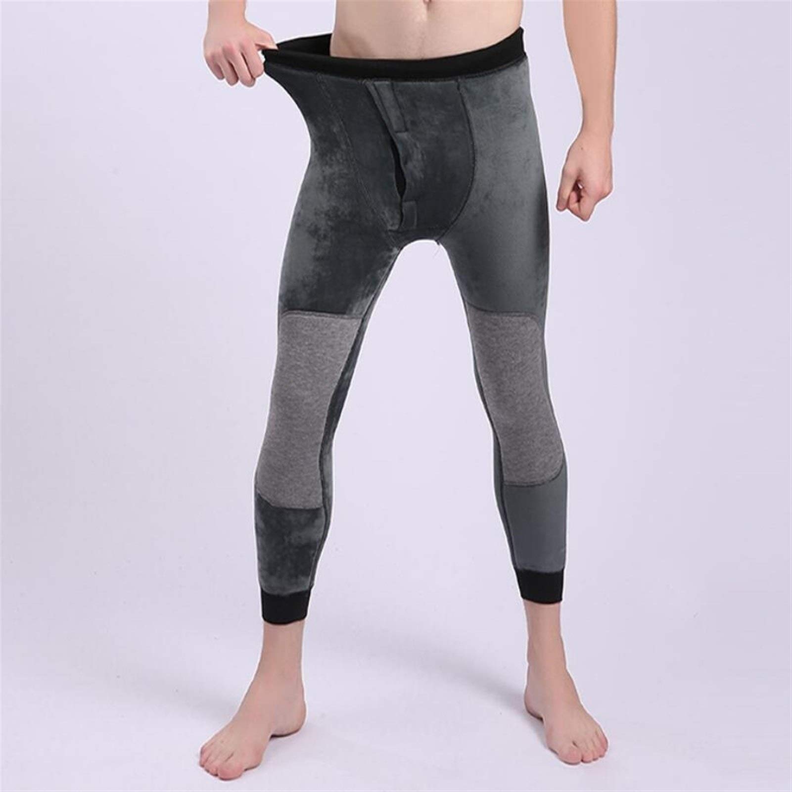 Lungo Plus Size Collant Maschio Caldi Termica Pantaloni Biancheria Intima degli Uomini Stretto di 4XL 500g Inverno Spesso Mens Leggings Cloth