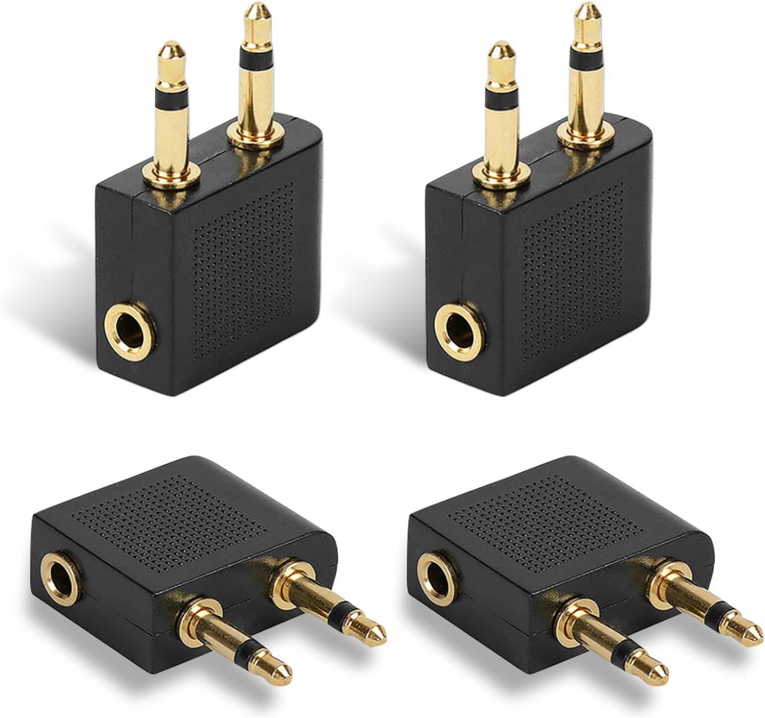 Airplane Headphone/Earphone Socket Adaptor Gold Plated 3.5mm Mono