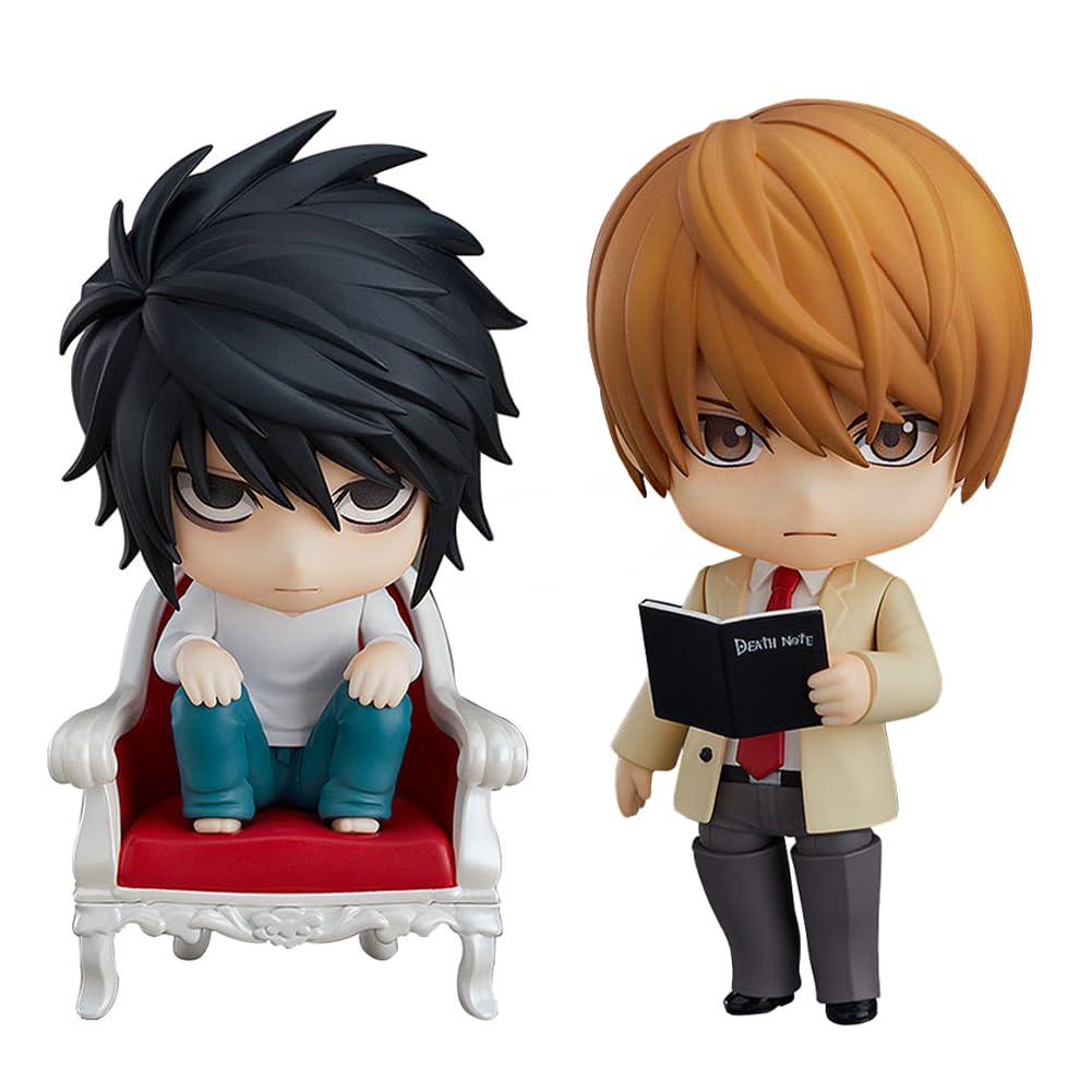 m*♡様 DEATH NOTE A賞夜神月 & B賞Lフィギュアセット Amazon.co.jp: アニメ デスノート フィギュアセット、デスノート L