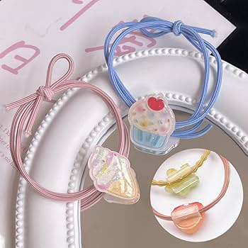 Amazon | KALOLINNA ヘアゴム ハンドメイド用 留め具パーツ 足