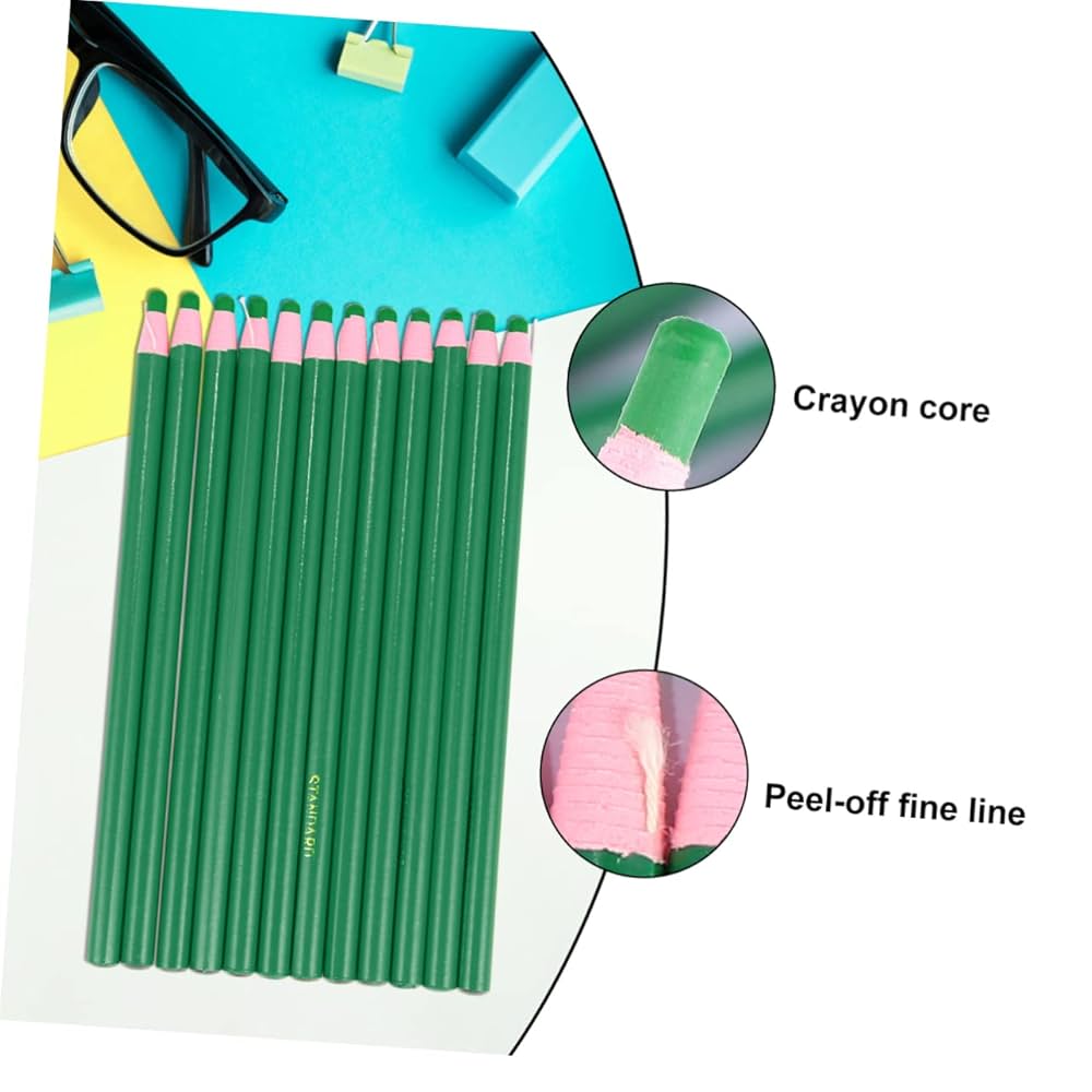 WellieSTR 12個 - ピールオフマーカーグリースペンシル グリーン Amazon.co.jp: WOFASHPURET 剥がせるマーカー グリースペンシル