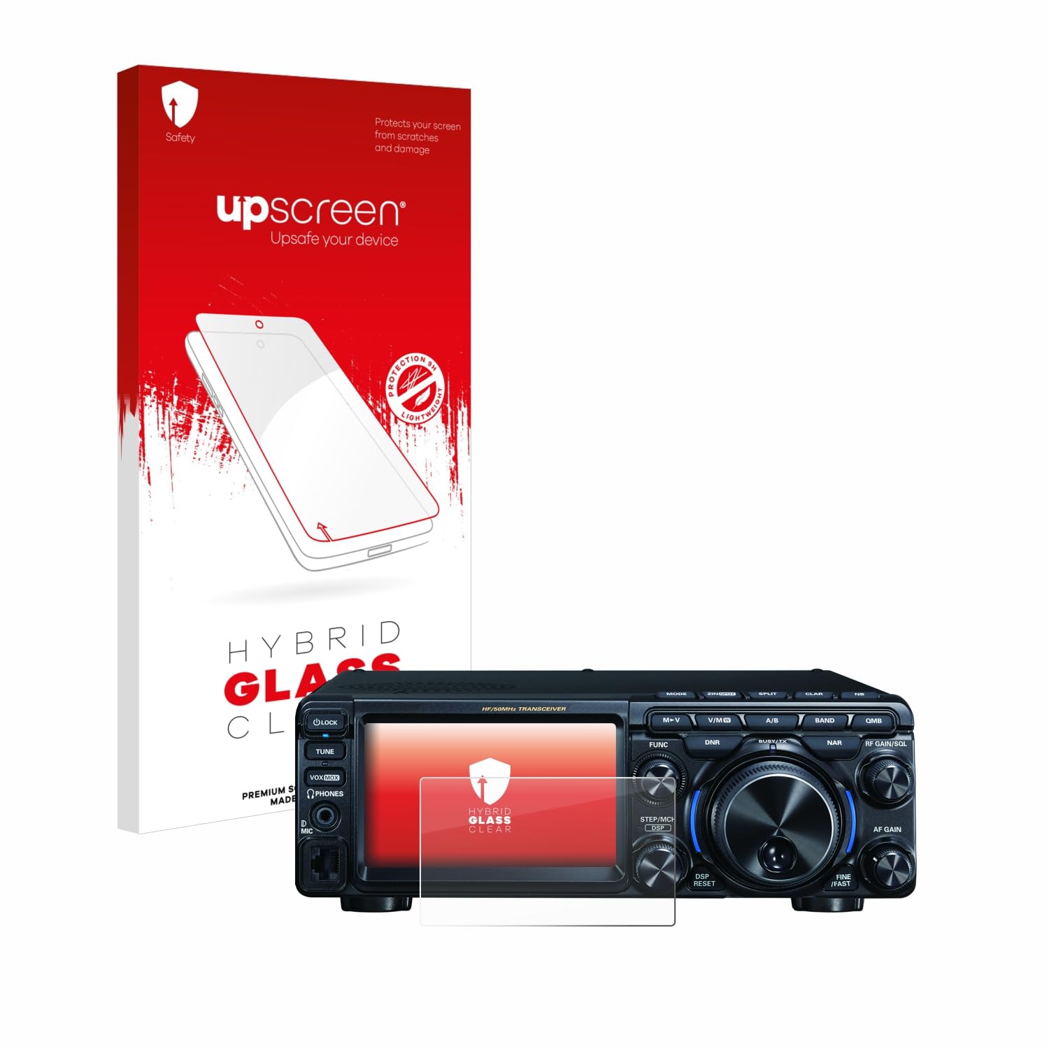 brotect Pellicola Protettiva Vetro per Yaesu FT-3D / FT-5DE Protezione Schermo [Durezza Estrema 9H, Chiaro