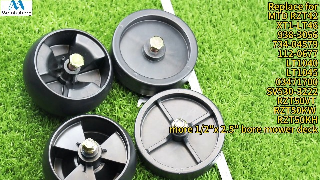 Amazon.com: 2 Pack 734-04155 Lawn Mower deck wheel and bolt kit