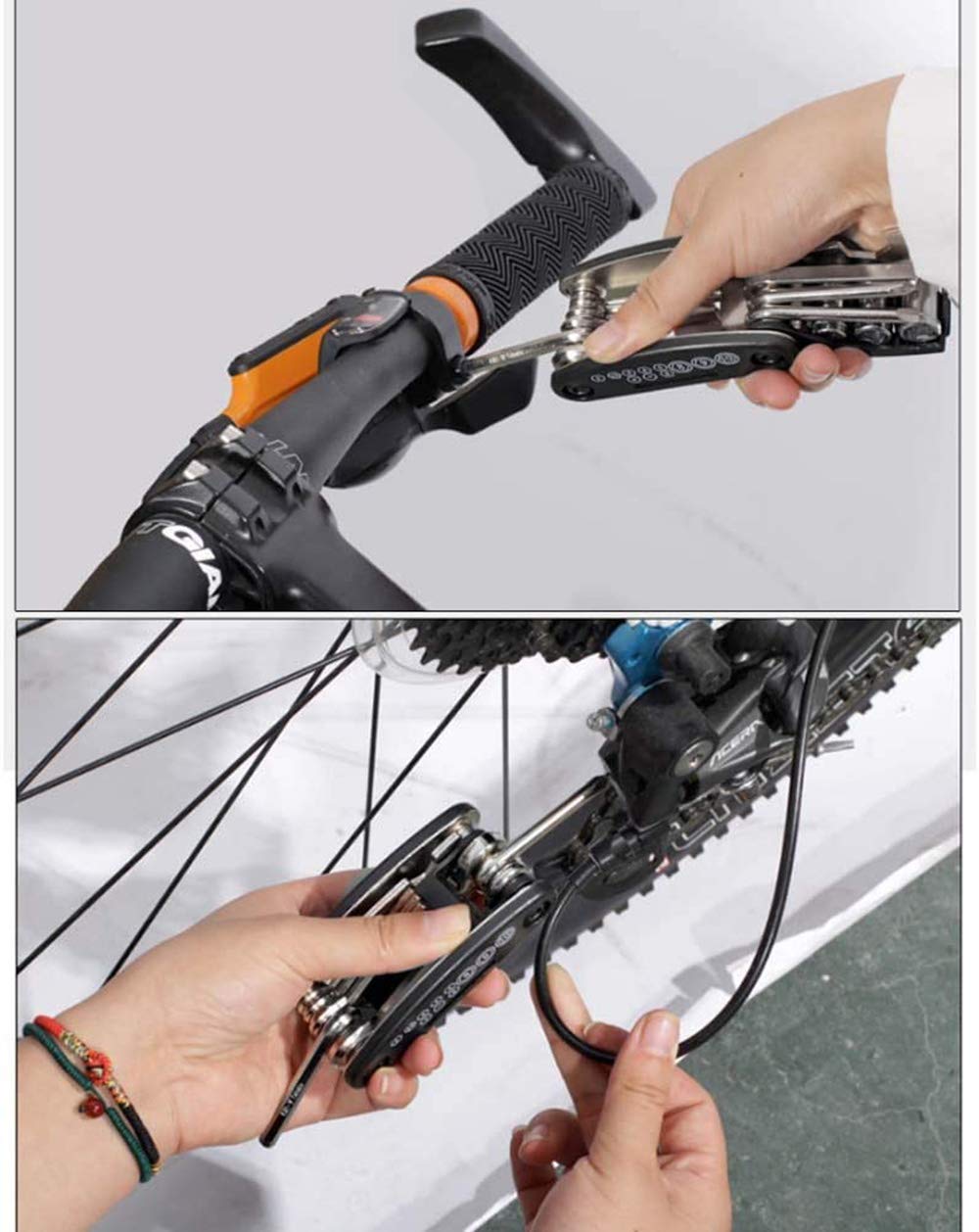Kit Riparazione Bici 16-in-1 ZITFRI - Multifunzione Per Manutenzione E Emergenze - Foto 11