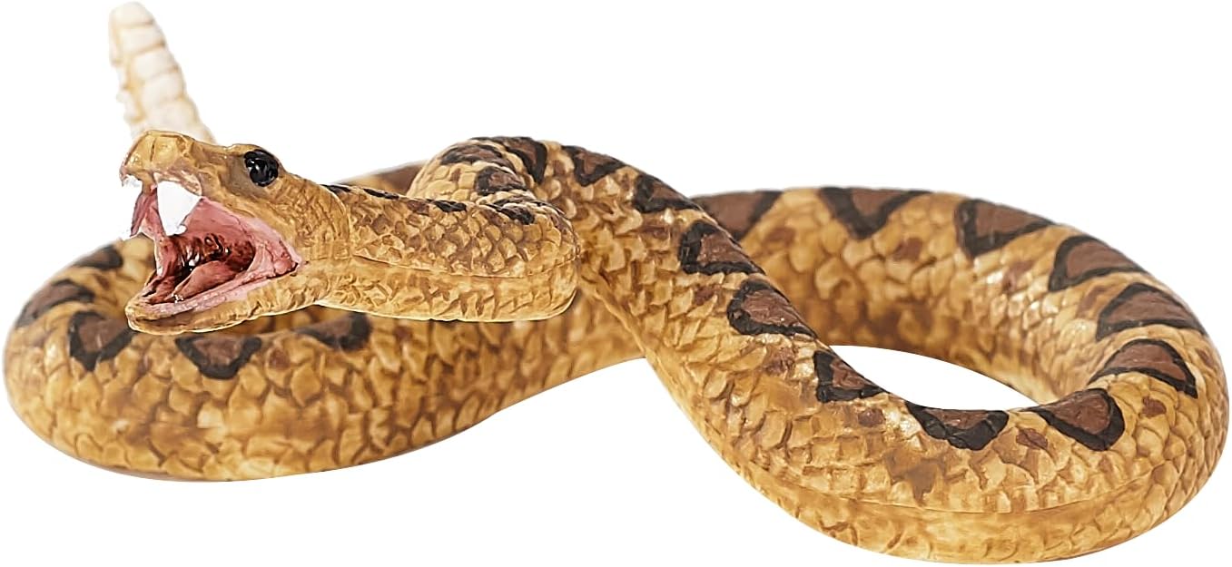 MOJO - Rattlesnake | Hand-Painted Toy Figure | Wildlife Collection | True to Life & Highly Detailed | Designed in UK