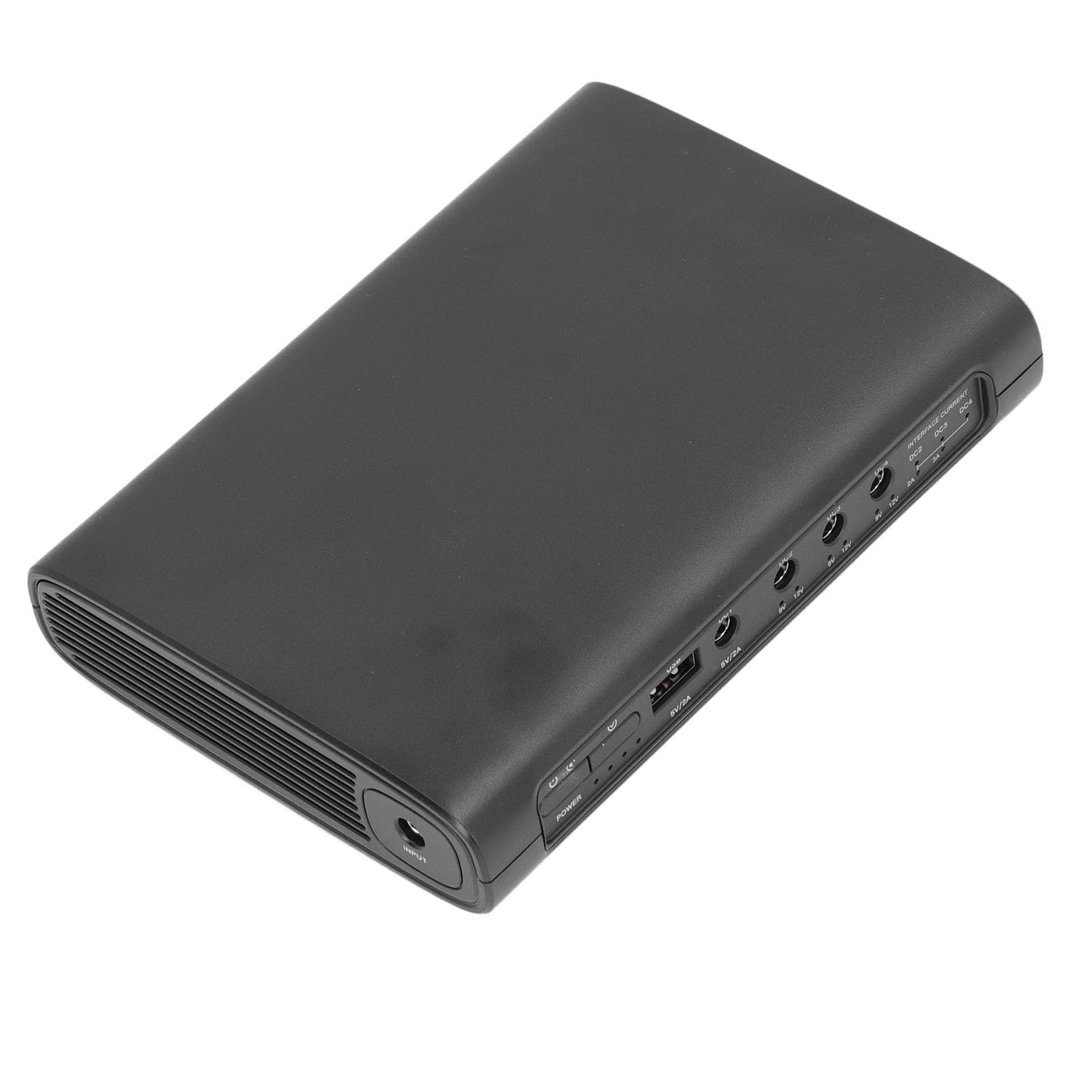 Mini UPS Zasilacz Awaryjny USB 12000 MAh 5 Gniazd Obsługuje Zasilanie do Monitorowania Domu Routera (Eujgoovup5si6hf79-12)