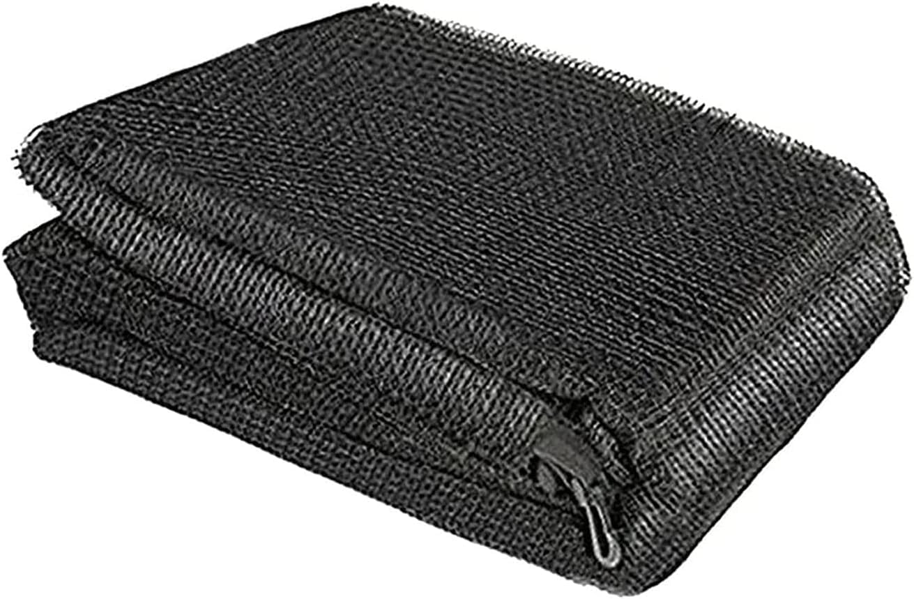 Wymiana siatki bezpieczeństwa, z 6-biegunowymi dwugłowymi zamkami błyskawicznymi trampoliny obudowa ochronna siatka tylko dla dzieci-siatka (Color : Nero, Size : 14FT+diameter 4.27m)