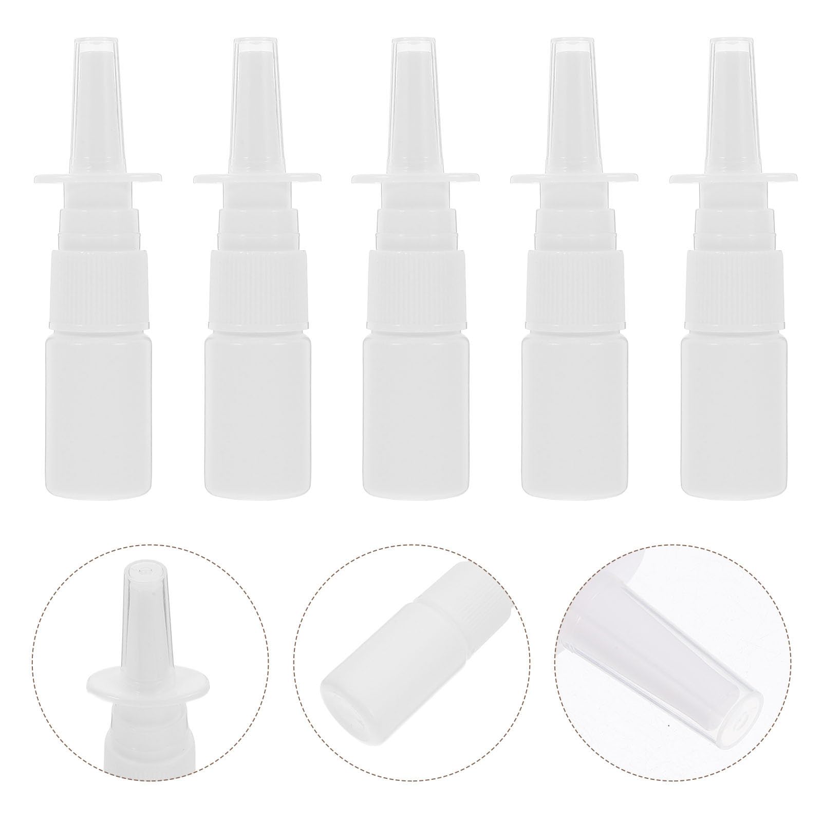 Alipis 200 Stück Nachfüllbare Sprühflasche aus Kunststoff 100 Ml mit Feinem Sprühnebel für Nasenspray und Pflanzenpflege Kompakt und Tropfsicher