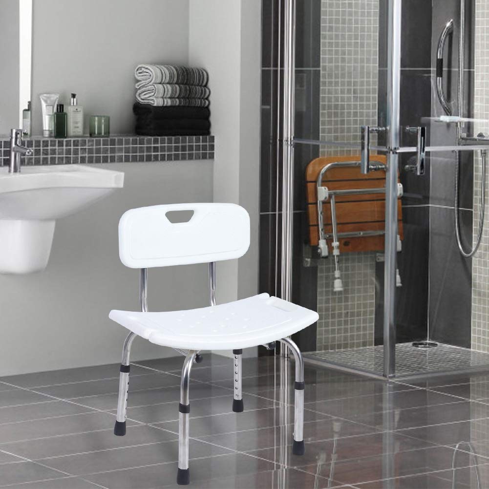 Banco de Ducha de Silla elevadora de bañera portátil, Asientos de baño, Silla de bañera médica para Adultos Ancianos discapacitados