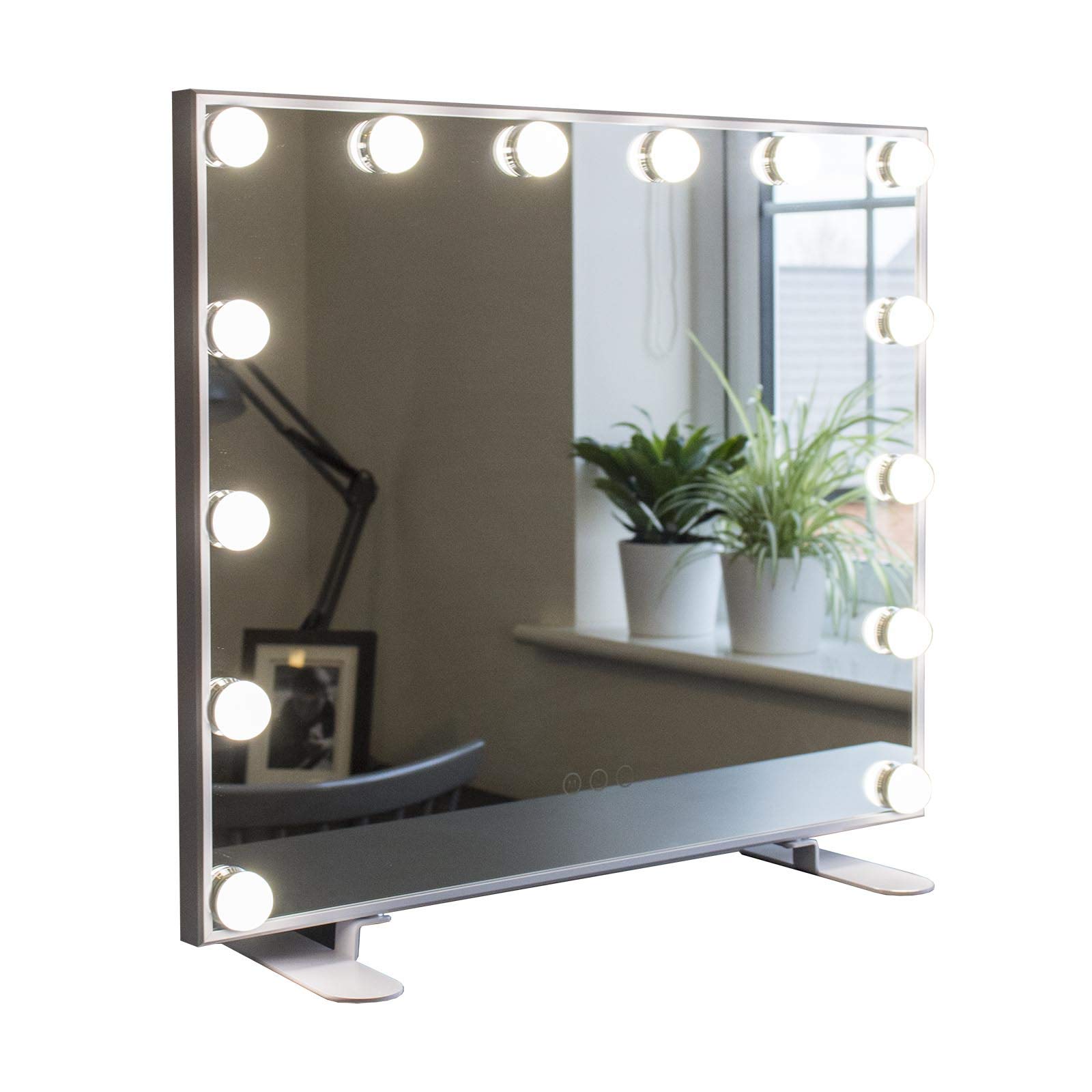 Jack Stonehouse Unisex Light/White Ingrid Hollywood Vanity Mirror With S