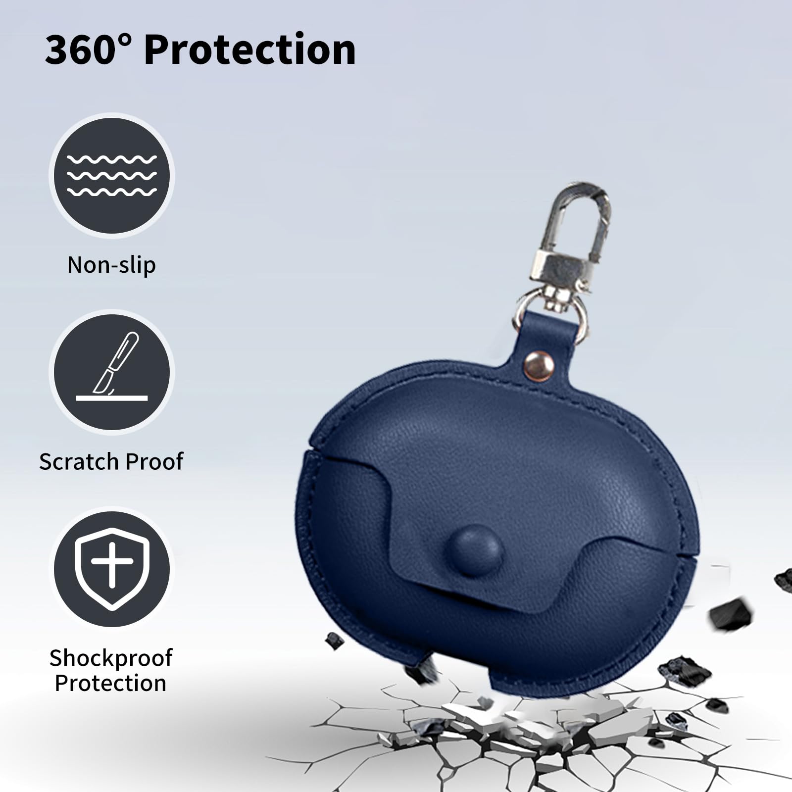 Amazon.com: YANMONGI for SHOKZ OpenDots ONE Case,Hard Leather Case