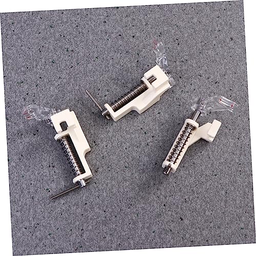 Juego 3 piezas pie prensatela plástico para máquinas de coser miniatura 5