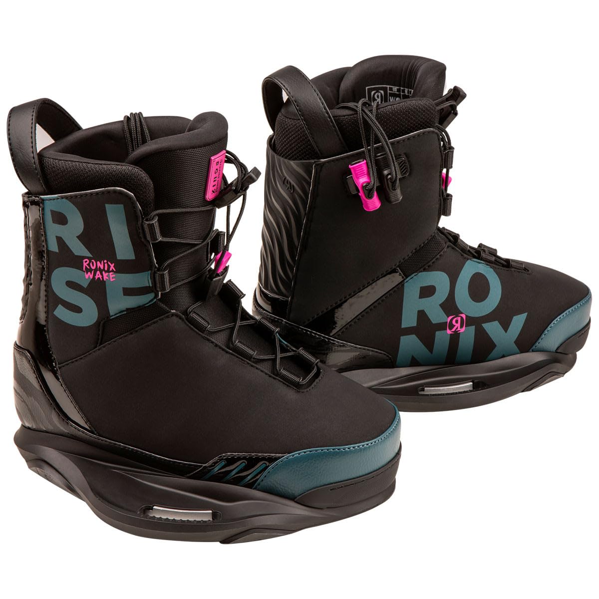 RONIX Rise Boots 2025 Black/Teal/Pink, 36.5-37.5