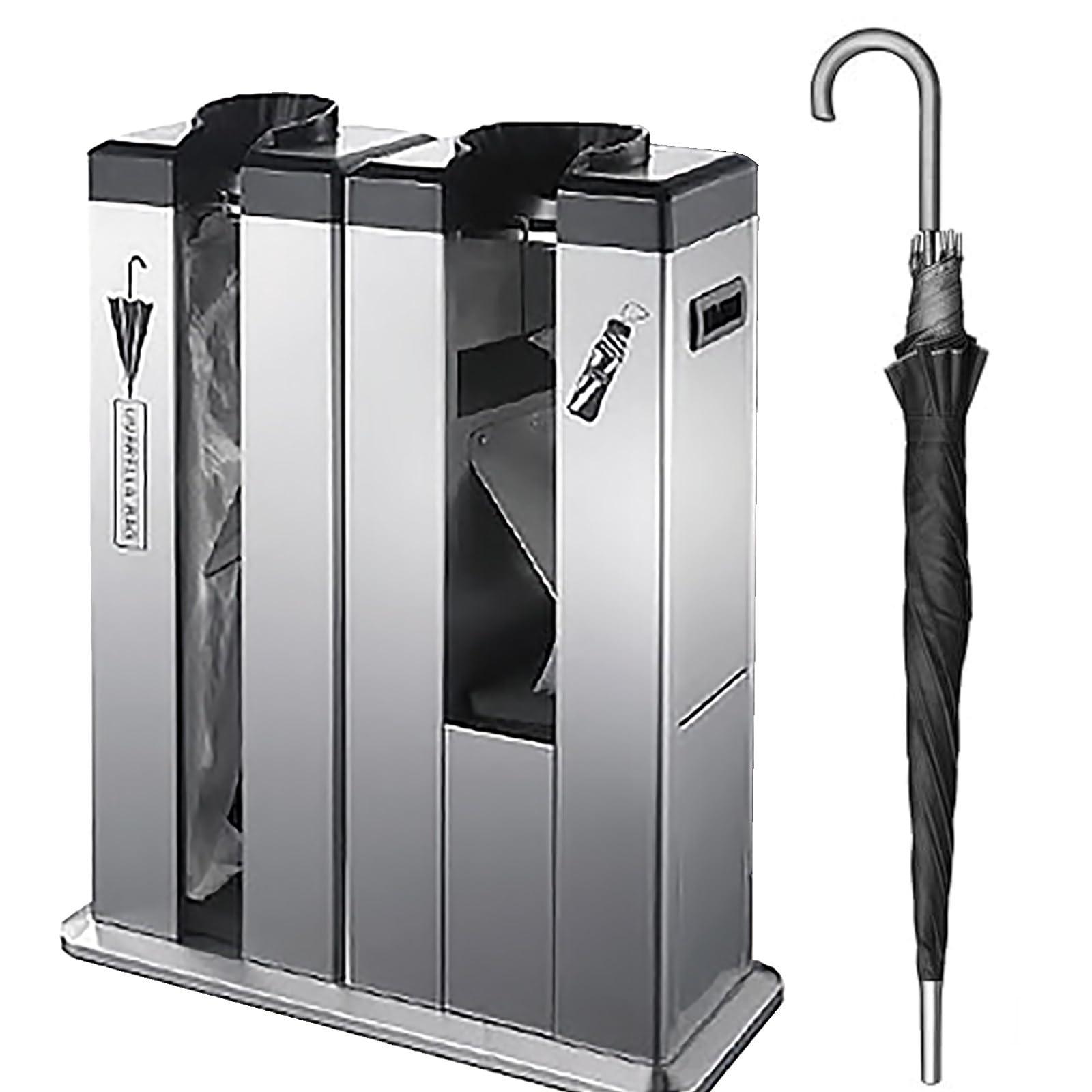 LJYKBFL Automatic Wet Umbrella Bag Dispenser with Wheels, Easy Storage Solution for Home Office Entryway Indoor Use