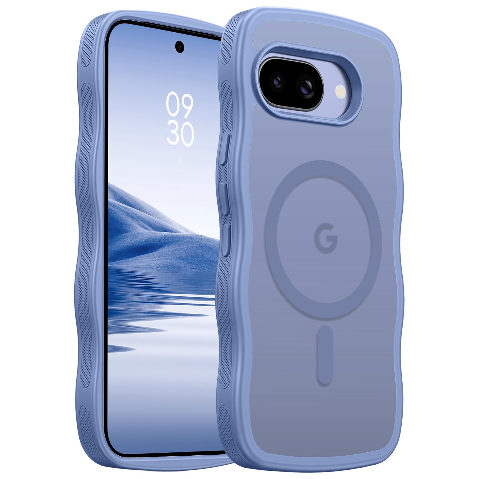 BENTOBEN For Google Pixel 9a Case Clear Glitter, [Compatible With MagSafe] Pixel 9A