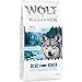 Wolf of Wilderness Adult Blue River, reich an Omega 3 Fettsäuren, enthält 61% reines Fleisch, niedriger Kohlenhydratgehalt – Lachs (2 x 12 kg)